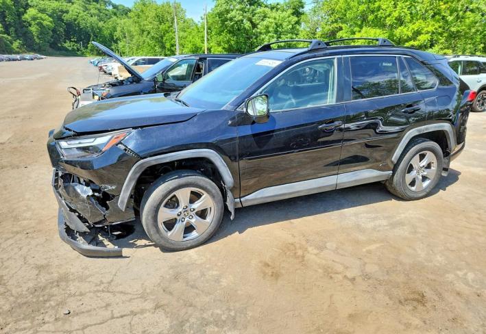 Salvage 2024 Toyota Rav4 Hybrid Xle in Black