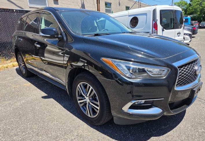 Salvage 2019 Infiniti Qx60  in Black