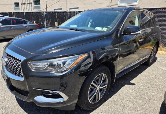 Salvage 2019 Infiniti Qx60  in Black