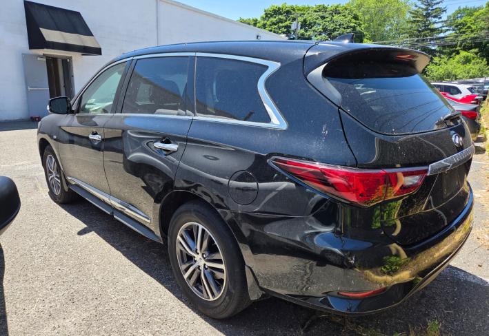 Salvage 2019 Infiniti Qx60  in Black