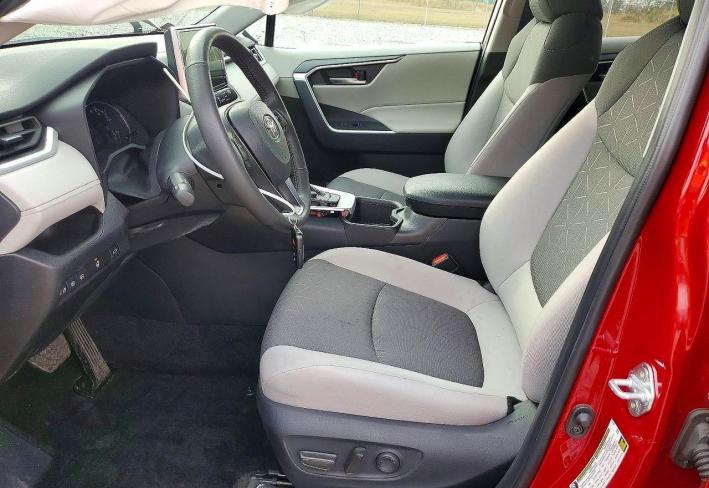 Salvage 2024 Toyota Rav4 Hybrid Xle in Burgundy