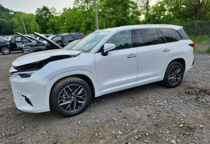 Salvage 2025 Lexus Tx 350  in White