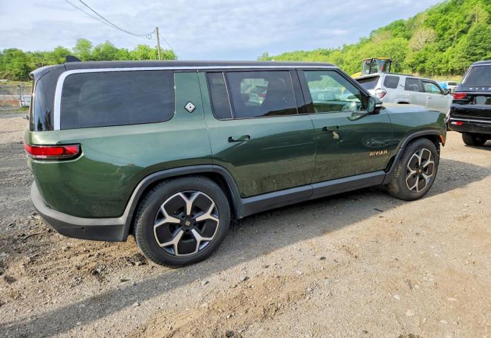 Salvage 2024 Rivian R1s Adventure in Green