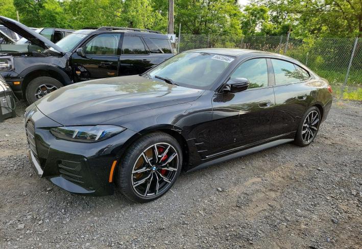 Salvage 2025 Bmw I4 M50 in Black