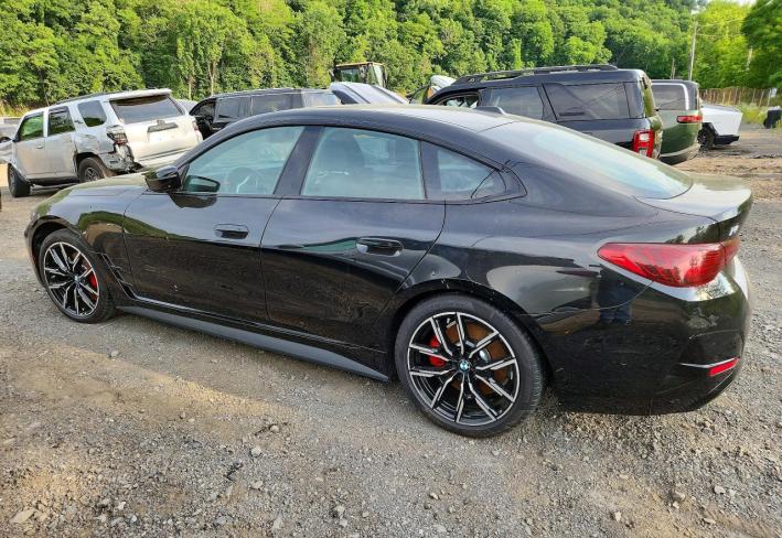 Salvage 2025 Bmw I4 M50 in Black