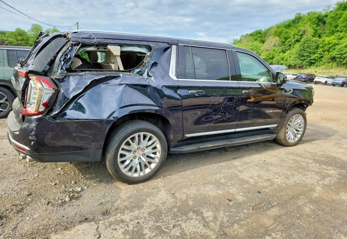 Salvage 2023 Gmc Yukon Xl Denali in Black