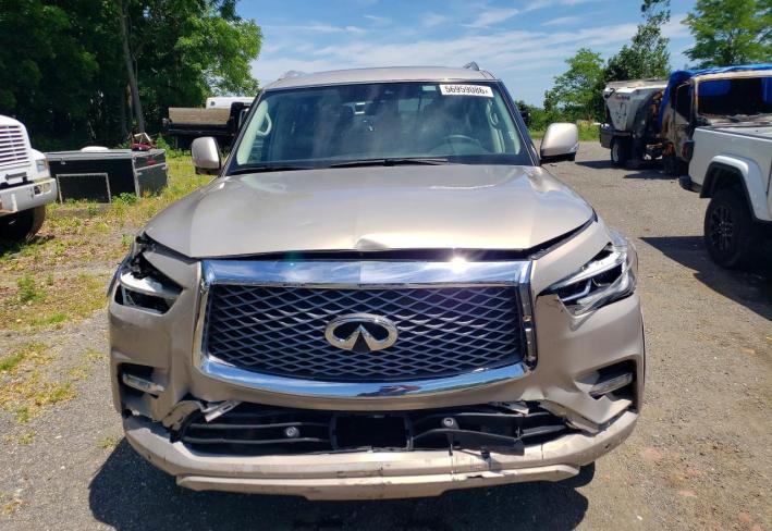 Salvage 2023 Infiniti Qx80 Luxe in Gold