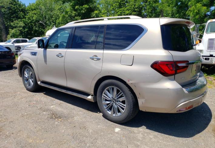 Salvage 2023 Infiniti Qx80 Luxe in Gold