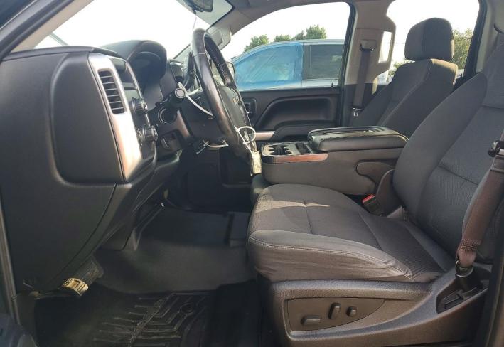 Salvage 2016 Chevrolet Silverado K1500 Lt in Black