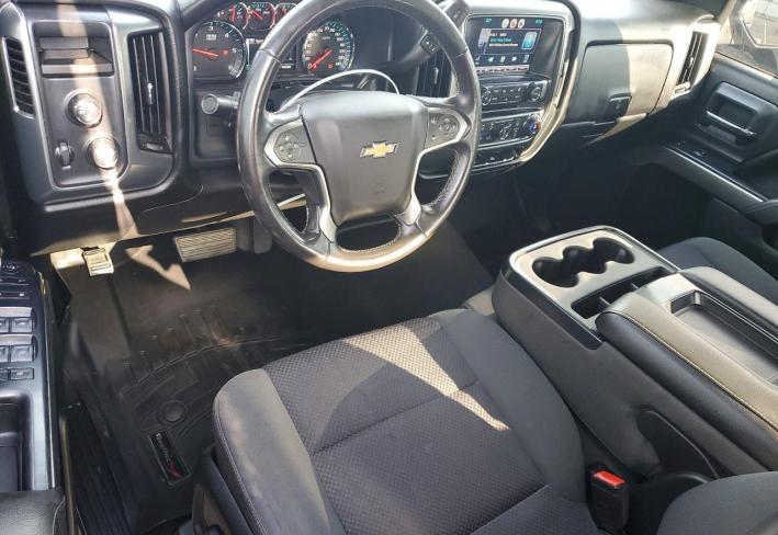 Salvage 2016 Chevrolet Silverado K1500 Lt in Black