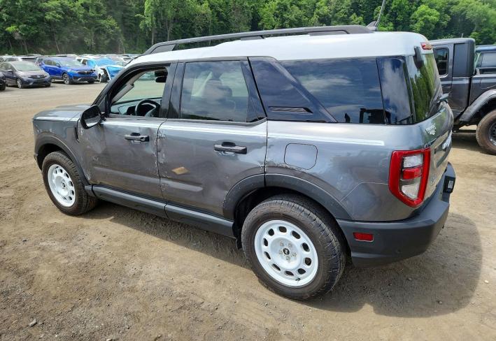 Salvage 2024 Ford Bronco Sport Heritage in Gray