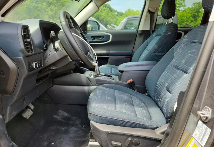 Salvage 2024 Ford Bronco Sport Heritage in Gray