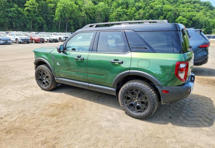 Salvage 2025 Ford Bronco Sport Outer Banks in Green