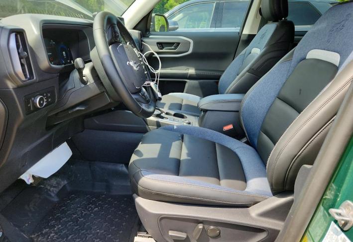Salvage 2025 Ford Bronco Sport Outer Banks in Green