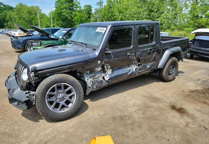 Salvage 2023 Jeep Gladiator Overland in Gray