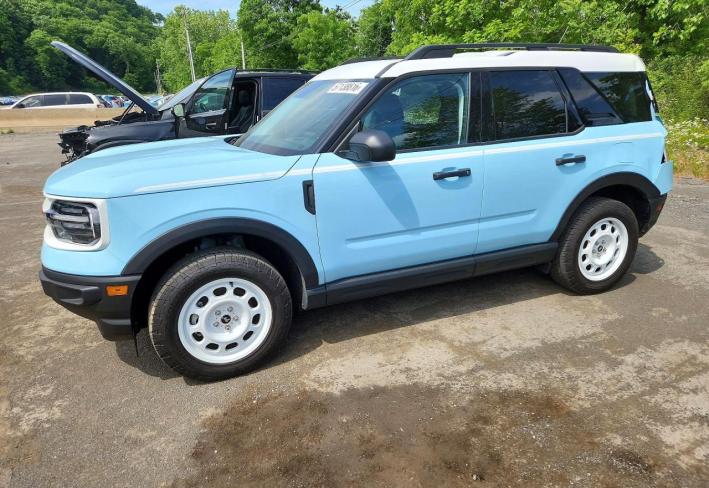 Salvage 2024 Ford Bronco Sport Heritage in Blue