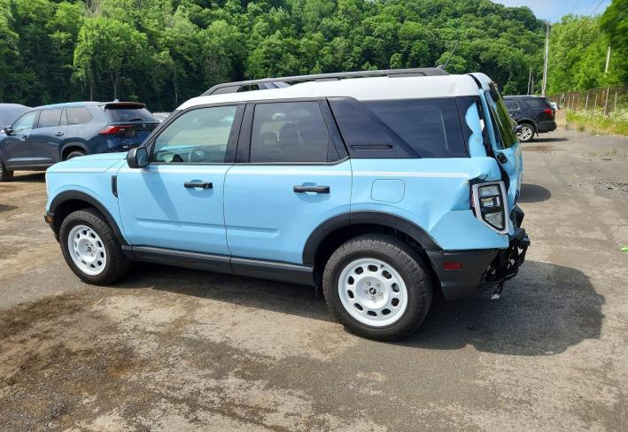 Salvage 2024 Ford Bronco Sport Heritage in Blue