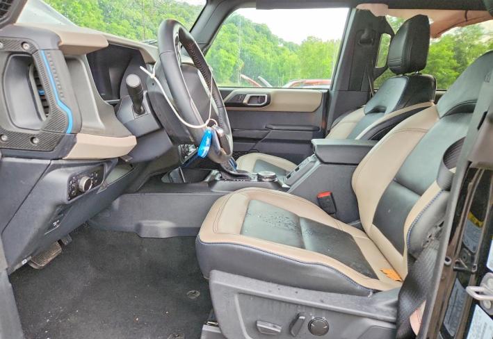Salvage 2024 Ford Bronco Wildtrak in Black
