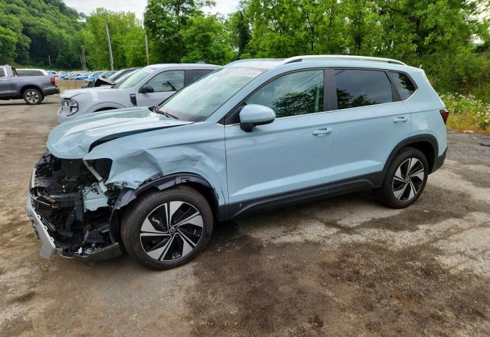 Salvage 2026 Volkswagen Taos Se in Blue