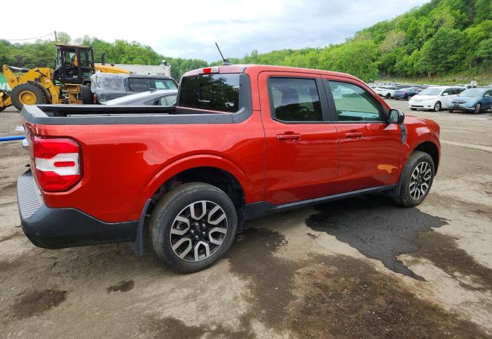 Salvage 2024 Ford Maverick Lariat in Orange
