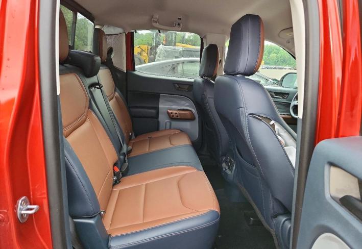 Salvage 2024 Ford Maverick Lariat in Orange