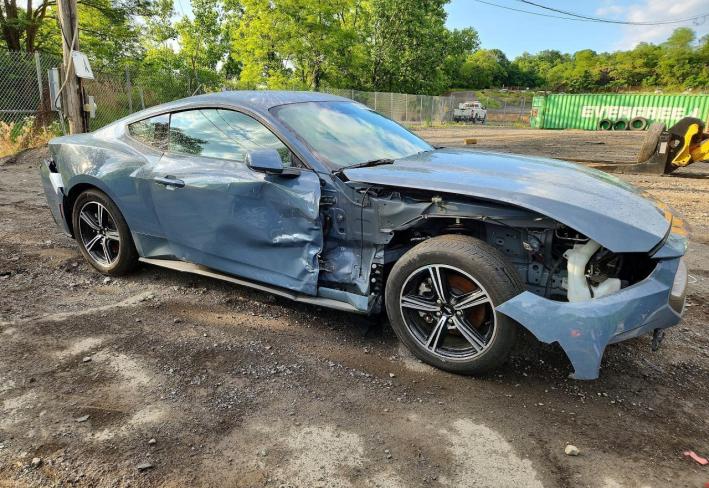 Salvage 2025 Ford Mustang  in Blue