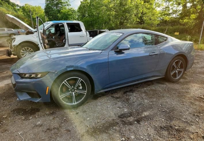 Salvage 2025 Ford Mustang  in Blue