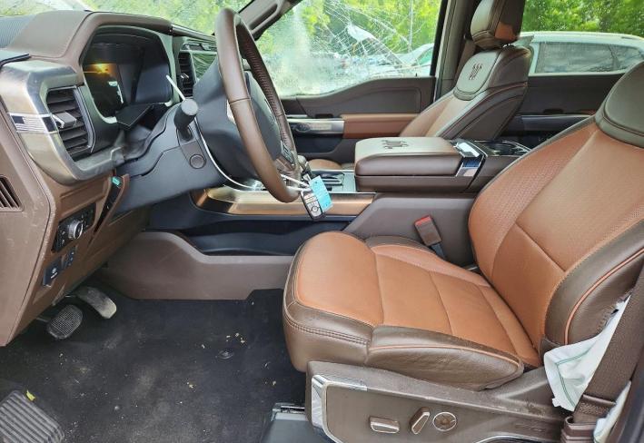 Salvage 2025 Ford F150 King Ranch in White