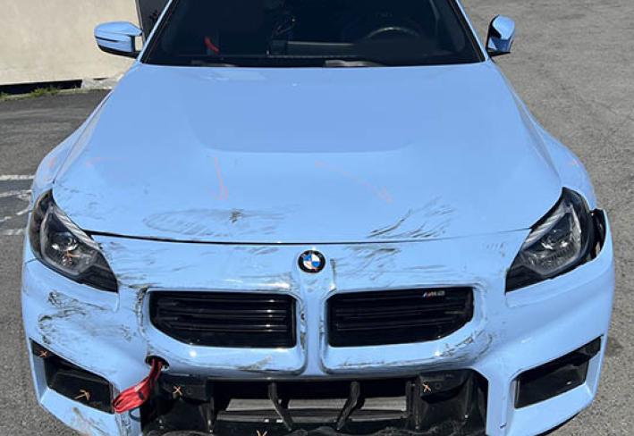 Salvage 2024 Bmw M2  in Синий