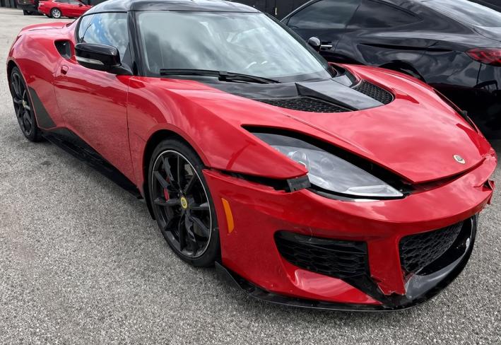 Salvage 2017 Lotus Evora 400 in Red