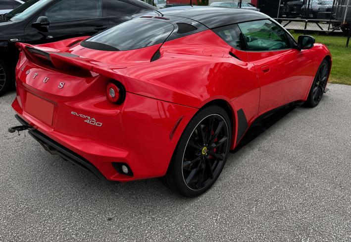 Salvage 2017 Lotus Evora 400 in Red