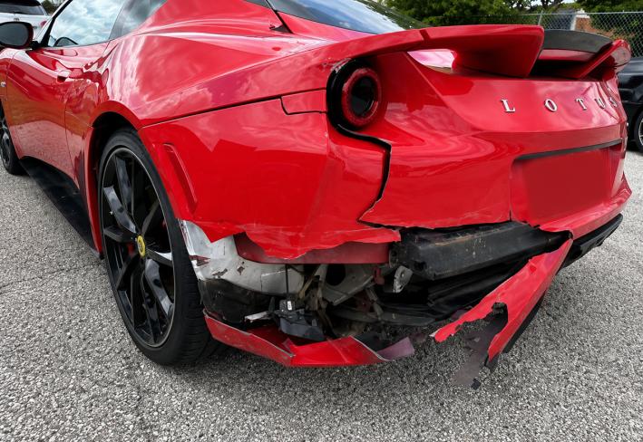 Salvage 2017 Lotus Evora 400 in Red