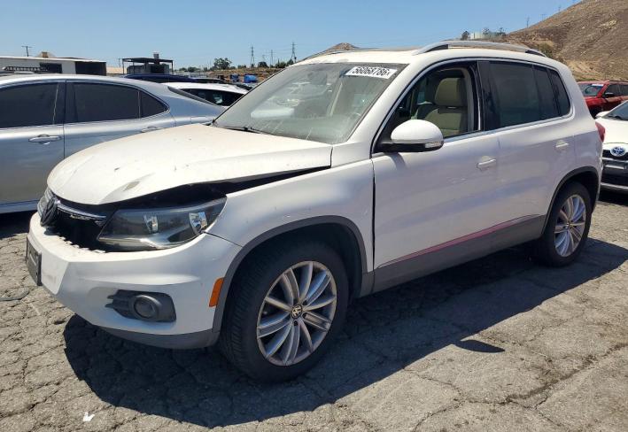Salvage 2012 Volkswagen Tiguan Se in White