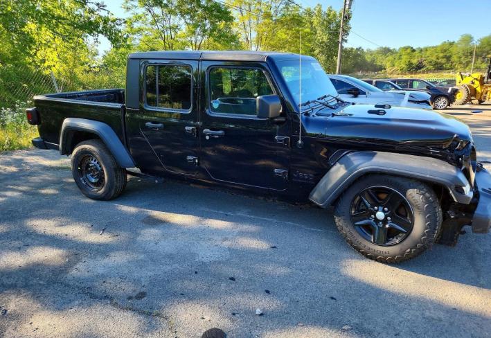 Salvage 2020 Jeep Gladiator  in Черный