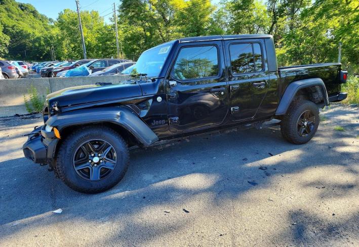 Salvage 2020 Jeep Gladiator  in Черный