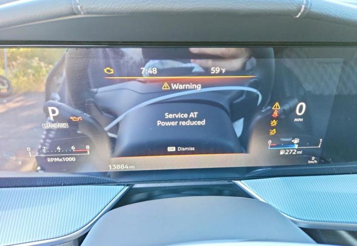 Salvage 2025 Nissan Murano Platinum in Gray