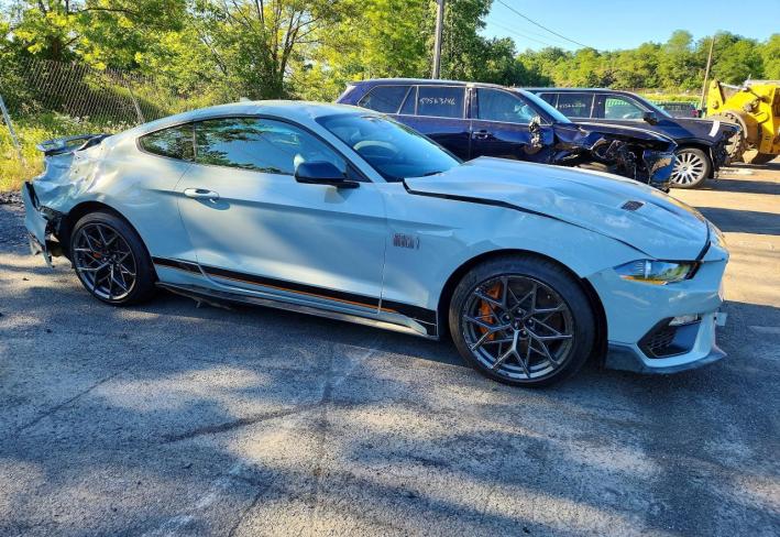 Salvage 2021 Ford Mustang Mach I in Gray