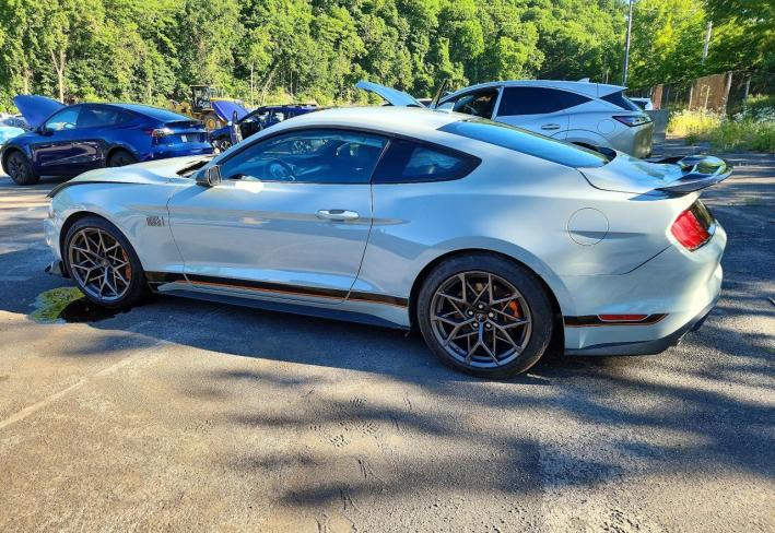 Salvage 2021 Ford Mustang Mach I in Gray