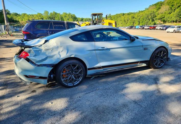 Salvage 2021 Ford Mustang Mach I in Gray