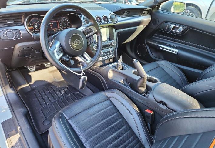 Salvage 2021 Ford Mustang Mach I in Gray