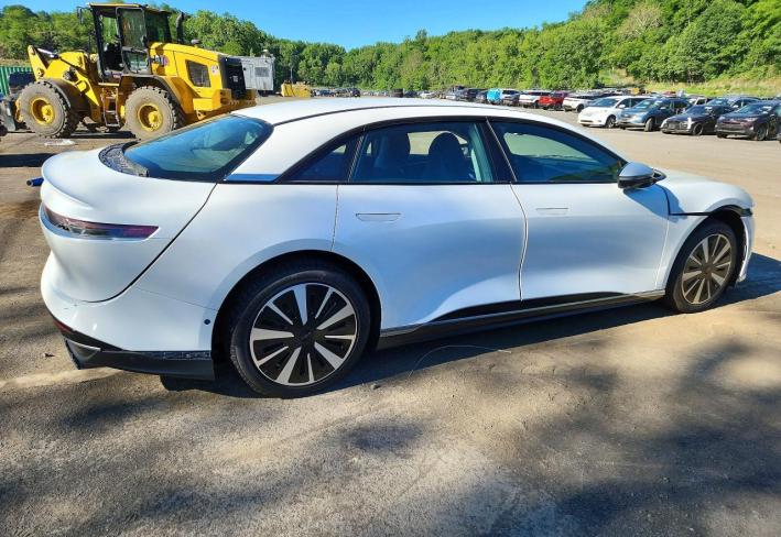 Salvage 2025 Lucid Motors Air Grand Touring in White