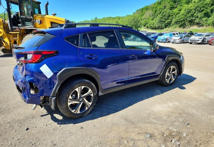Salvage 2024 Subaru Crosstrek  in Blue