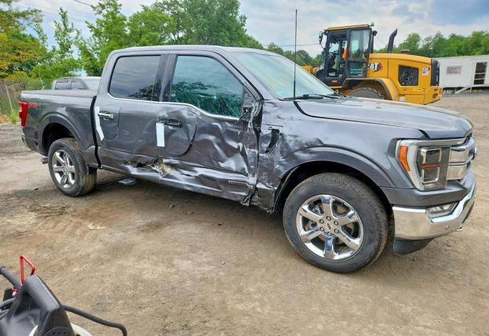 Salvage 2023 Ford F150 Lariat in Gray