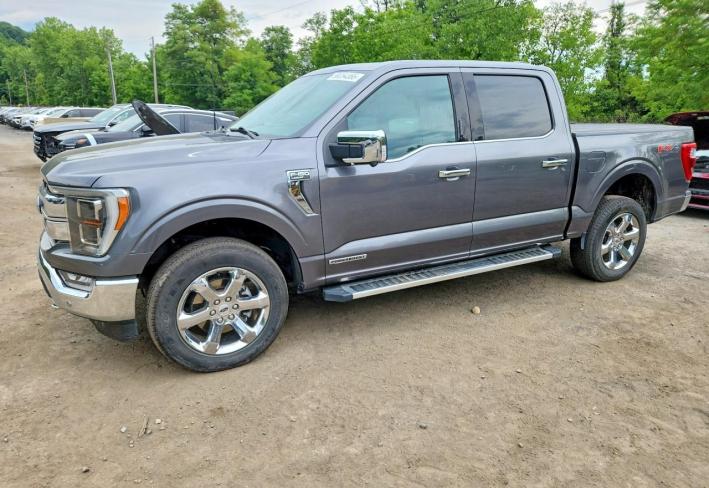Salvage 2023 Ford F150 Lariat in Gray