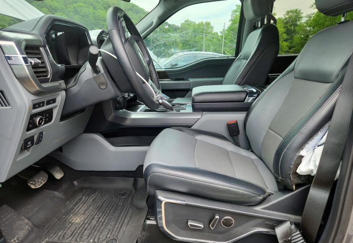 Salvage 2023 Ford F150 Lariat in Gray