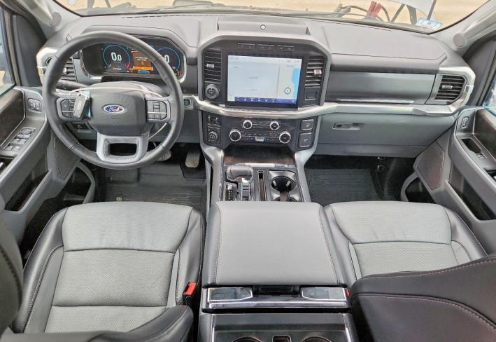 Salvage 2023 Ford F150 Lariat in Gray