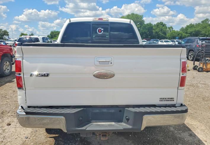 Salvage 2011 Ford F150 Lariat 5.0 in Белый