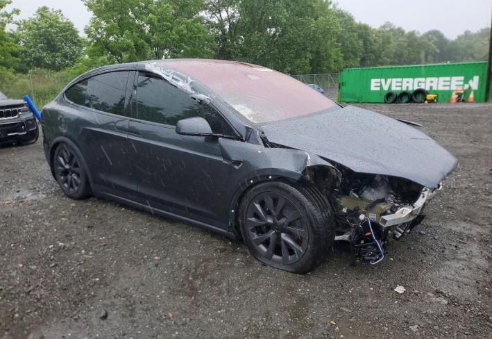 Salvage 2024 Tesla Model X  in Gray