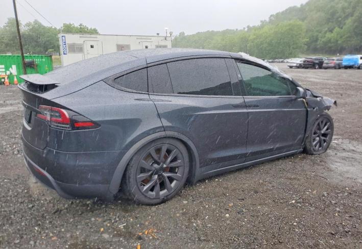 Salvage 2024 Tesla Model X  in Gray