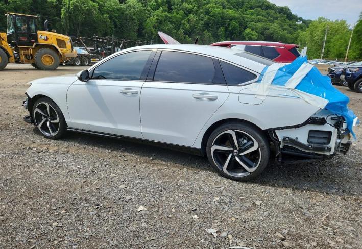 Salvage 2025 Honda Accord Touring Hybrid in White